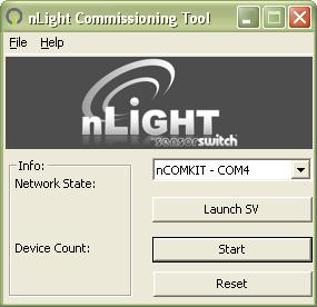 the USB-RS 485 interface. Using The ncomm Kit. Step 1. Click on the Commissioning Tool icon to launch the application.