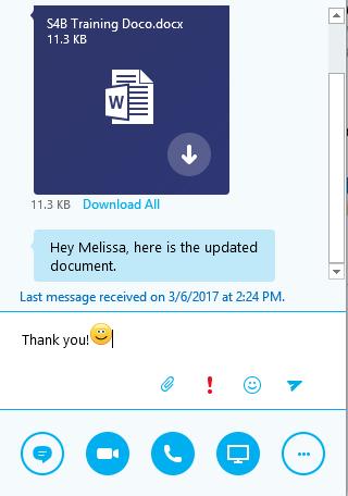 Instant Messaging/Chat You can transfer files by using the paperclip to attach, copy/paste or drag the file into the message area or You can upgrade