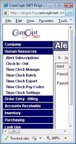 Page 2 of 13 General: Anywhere within the Time Clock screens you can click on