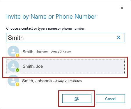 number" field. As you enter more characters, the Skype application will present a narrower choice of possible listings.