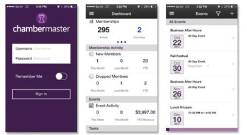 Staff App The mobile companion for ChamberMaster and GrowthZone users