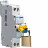 Protection Devices Single Pole MCBs - 6kA Type B Protection and control of circuits against overloads and short circuits for use in domestic installations.