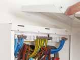 Cable entry The knockouts are designed to accommodate 100mm x 50mm, 50mm x 50mm and 40mm x 25mm trunking, allowing easy access to the board when surface mounting cables, along with a robust method of