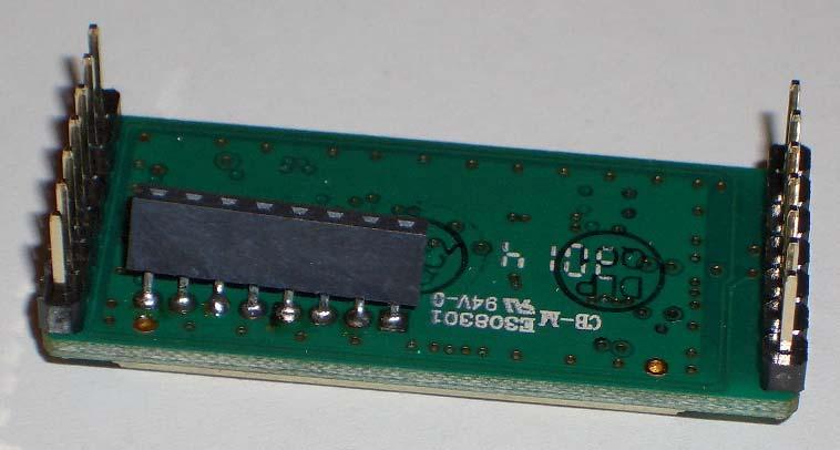 7. If you intend to program/debug the source code in the RFID2 module, then you must mount the provided 8-pin, 2mm female connector as shown below.