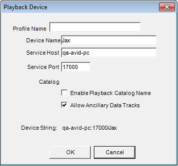 device for each destination folder. (Typically, you have one destination for each factory.) If you eliminate a destination folder, you should also delete the associated playback device.