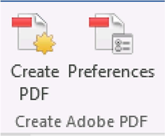 Step 1: Set PDF Preferences 19 PDF Preferences 20 PDFs are not one size fits all. There are many options available to create them.