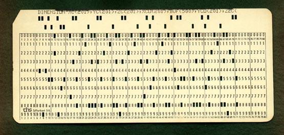 Historically, plugboards or punch cards