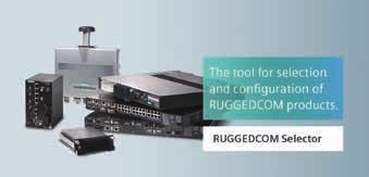 With the RUGGEDCOM Selector you can transfer the order number to the Siemens Industry Mall and order your products.