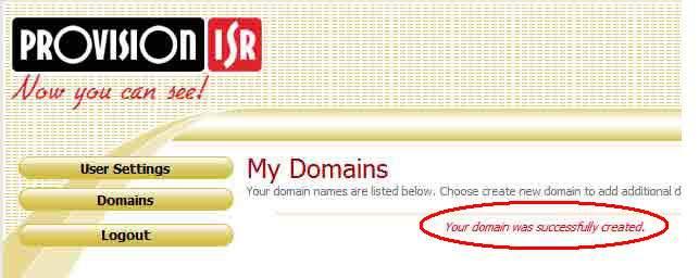 com and register for a domain name by clicking "Registration" 2) Fill in the registration form, then click "Submit" 3) Fill in the host