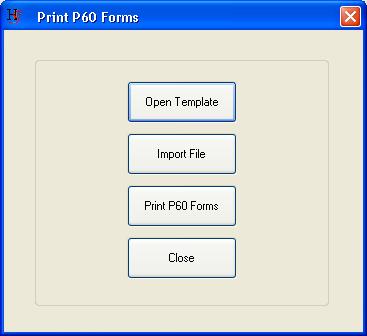 This button allows you to import an existing Excel document with the data for P60 printing.