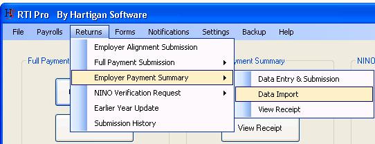 Bulk EPS Submissions EPS data can be imported and submitted in bulk from an Excel or CSV file.