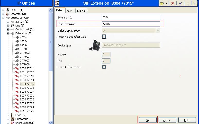 5.12. Administer SIP Extension for e-ivr From the configuration tree in the left pane, right-click on Extension, and select New SIP Extension [not shown] from the pop-up list to add a new SIP