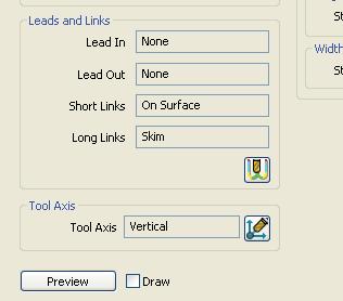 With the toolpath recycled, click on the Tool Axis Icon. At the pop up window.