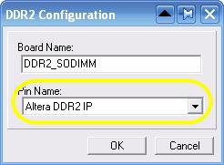 Figure 5.17. Select Altera DDR2 IP in DDR2 Configuration 2. DDR2 Parameter Settings Figure 5.