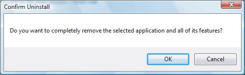 D Application uninstallation The displayed dialog boxes or indications may differ slightly from the following instructions according to your system conditions, or environment.