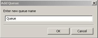 Functions The following dialogs prompt you to: create a New queue duplicate existing queue with Save