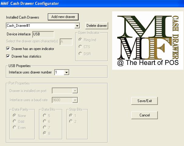 » After download is completed, go to Start Menu» Go to All Programs» Select the MMF Cash Drawer program» Select the Configure and Test program STEP 3 Open the Configure and Test program and click on