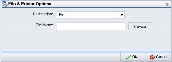 When you select a folder, the label changes to Select a location and format, as shown in the following image.