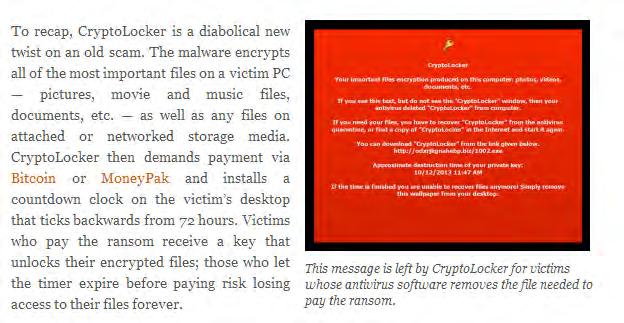 CryptLcker Surce: Krebs On Security, Nvember 6, 2013 7 // experience precisin IT Security Starts with Risk HeartBleed Mistake in prgramming Flaw was ut fr apprximately tw years Estimated that