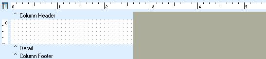 4 Place a shape in the detail band. 7 Click OK. Task 4 Modify the Bands Notice that the canvas now contains a column header band and a column footer band.