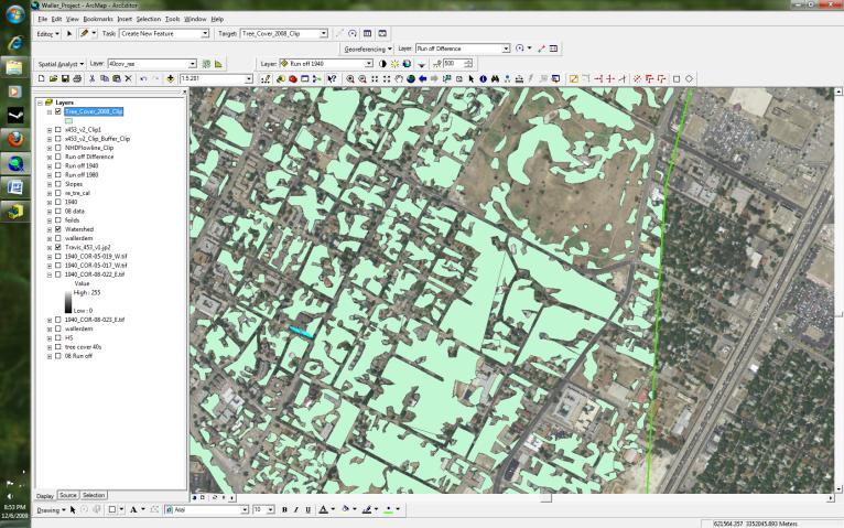 Most roads were present but some were deleted using the Editor tool. Figure 4.