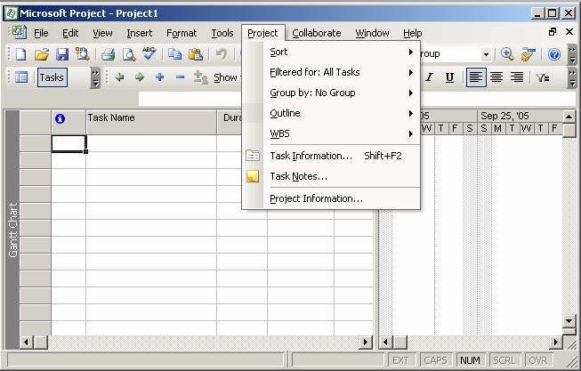 Microsoft Project enables you to create three types of tasks: General Milestone Recurring General Tasks General tasks are the usual tasks that are independent and have no special characteristics