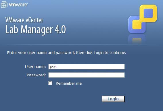 Logging In and Accessing VMs & Pod Components via Lab Manager 1.