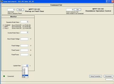 Running the Application www.ti.com 4. Select your serial comport. (a) If the comport that the target is connected to is known, then select it.