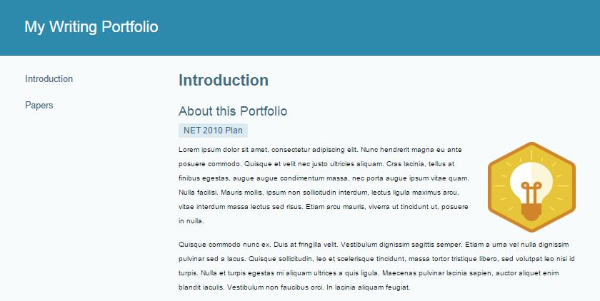 From the list of options that appears, select PORTFOLIOS. 2. The MY PORTFOLIOS page will appear.