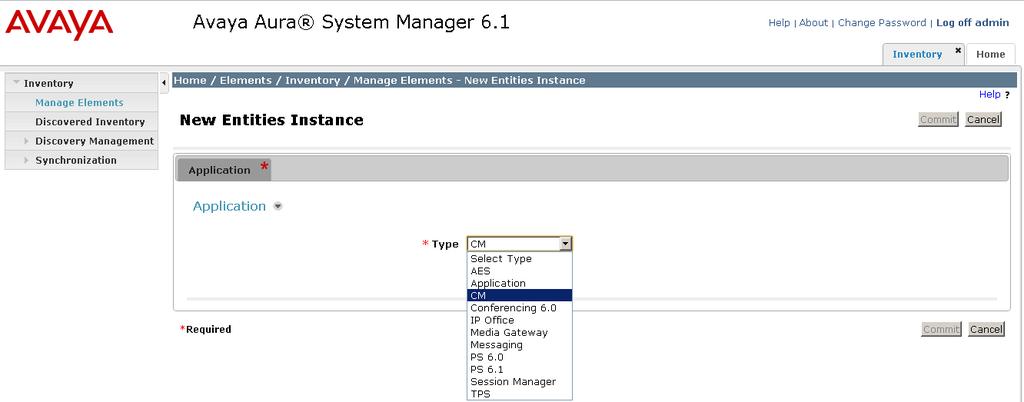 6.11 Add Avaya Aura Communications Manager In order for Communication Manager to provide configuration and support to SIP Phones when