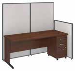 Contract 72W C-Leg Desk with Panels