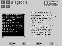 Diagnostic Tools This section describes the following diagnostic tools you can use for troubleshooting and repairing the OmniBook: OmniBook hardware diagnostic program (below).