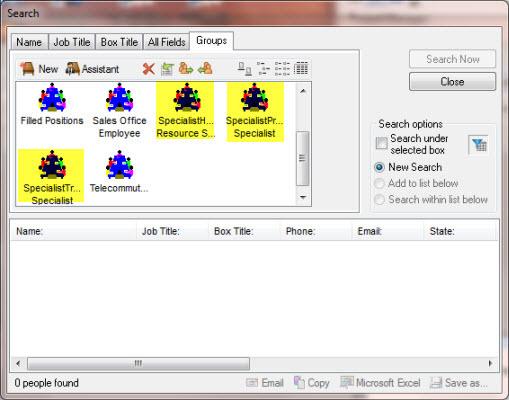 using the Groups Creation Assistant. Figure 8. 10.