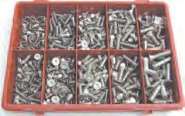 0kg 4380K A2 Stainless Steel Nuts and Washer Kit + Nyloc Nut Kit Contents: Full Nuts: M5, M6, M8, M10 and M12. Form B: M5, M6, M8, M10 and M12.