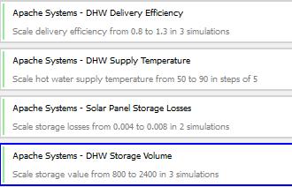 Temperature - DHW Delivery Efficiency - DHW Storage Losses