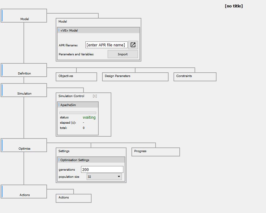 4.1 User Interface The Hone Tool is a development environment for defining and working with optimisation worksheets.
