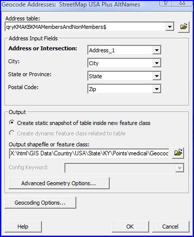 Make sure that the names for address, city, state and postal code are the proper ones from the Excel file, if they don t auto match use the pull down to located the proper name.