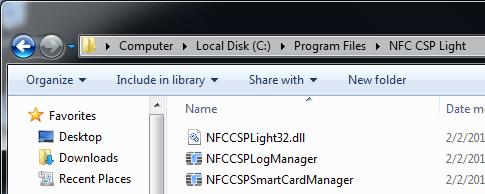 Using NFCCSP Trace By default the Tracing tool named