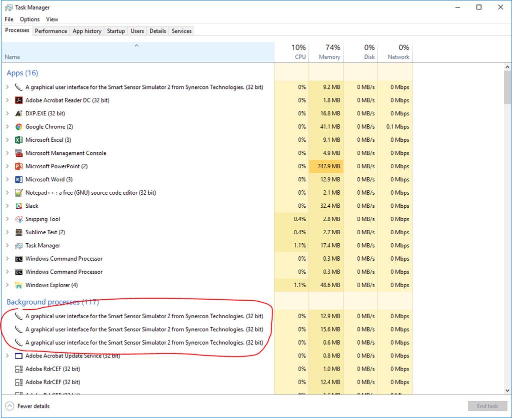 73 Troubleshooting Open the Task Manager and End Tasks