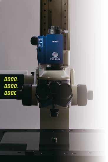 The focus pilot is mounted on the TV camera port section in the main unit as an add-on unit* and enables focusing position detection with high accuracy and repeatability.