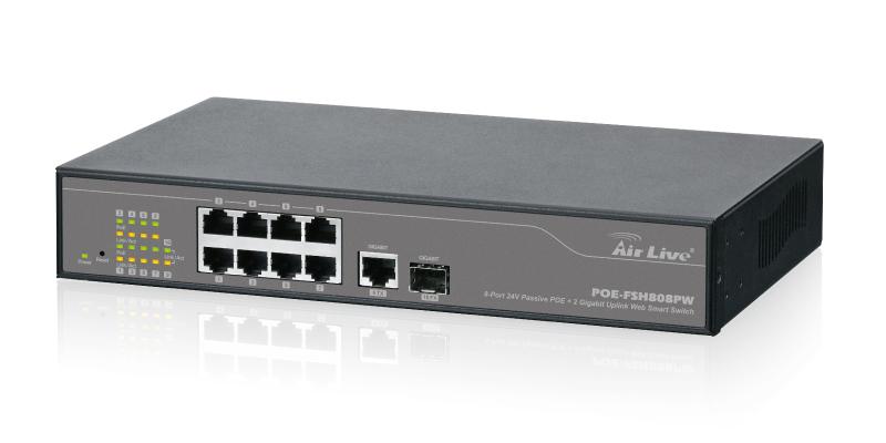 1. Introduction 1 1. Introduction 1.1 Overview The POE-FSH808PW is a Power Control Passive POE Switch.