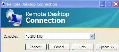 3. Select Accessories 4. Select Remote Desktop Connection 5. Place your IP address in the text field as required and then connect 6.