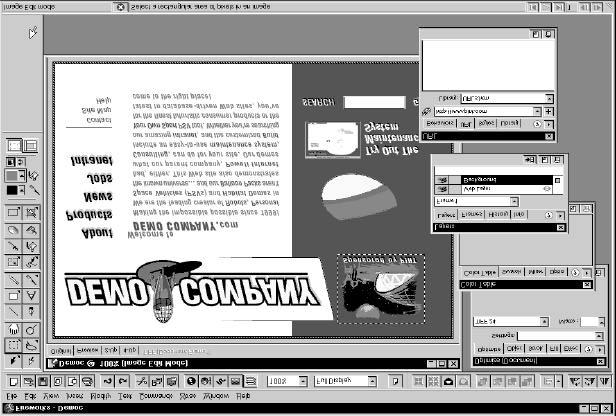 The Design Process: Comping Commonly Macromedia Fireworks