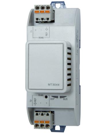 In this case, the Modbus communication module simply attaches directly to the left side of the existing module instead of the unit controller.