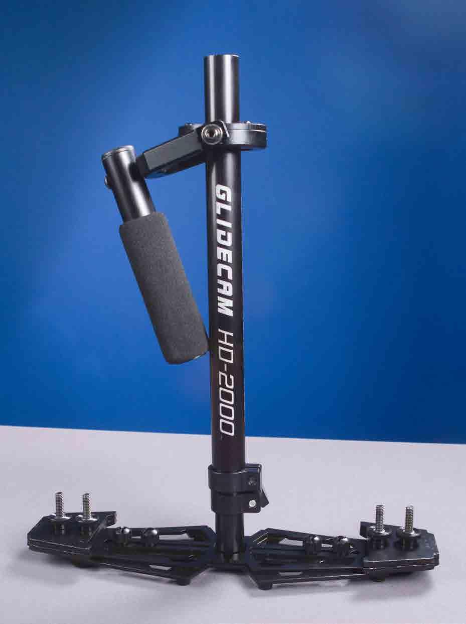 At this point your Glidecam HD-2000 should have the CENTRAL POST and TELESCOPING POST aligned correctly on the EXPANDABLE BASE