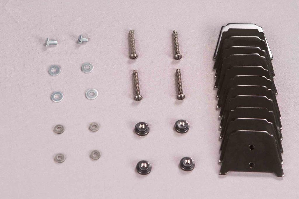 Camera Mounting Screws Black Bolts for Counter Plates 1/4