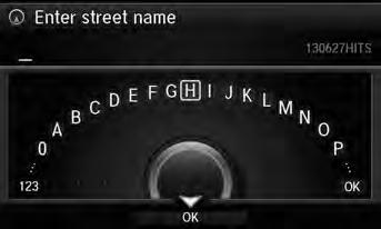 Matching letters are highlighted. Next, you are prompted to enter a street name. 2 Selecting a Street P. 75 1 Selecting a City If your city is not listed, it may be part of a larger metropolitan area.