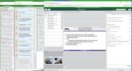 Defense Collaboration Services (DCS) Features Secure web conferencing Instant messaging services NIPRNet, SIPRNet, and