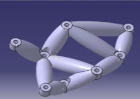 Figure 10: Optimized CAD model [6] Figure 12: FE Mesh Model of Mounted engine [1] From the structural topology