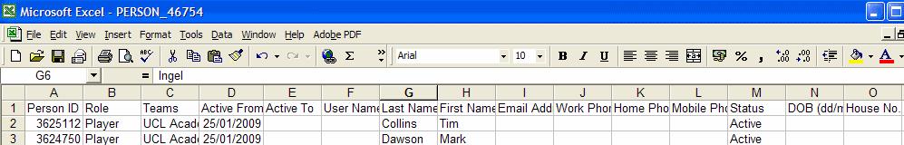 2.3 How to Copy People to a Spreadsheet Full-Time allows you to copy (download) details of people to a spreadsheet. Step 1: From Admin Home, click on Downloads.